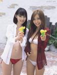 Aya Kiguchi y Rina Akiyama sexy idols